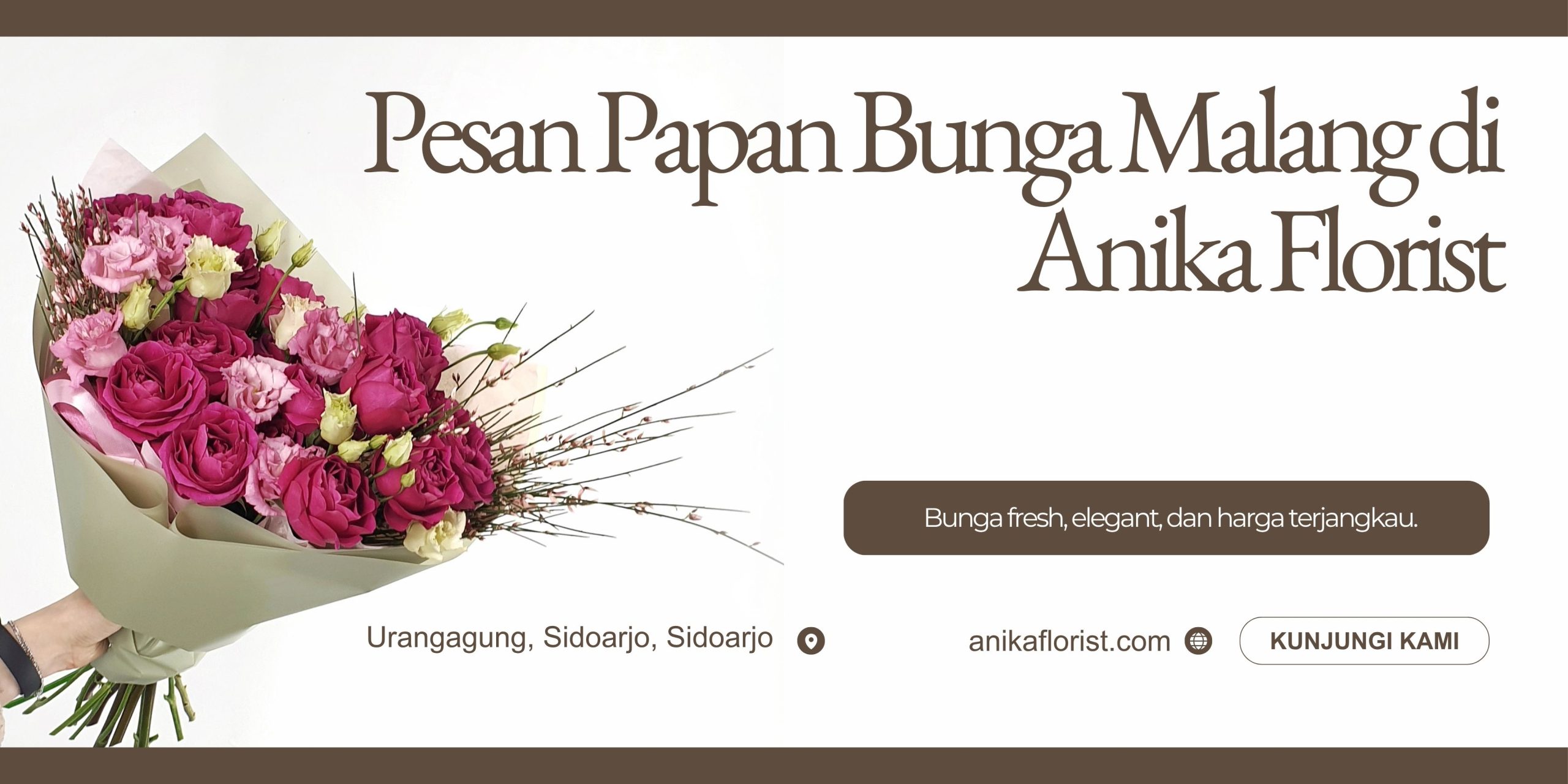 Papan Bunga Malang di Anika Florist 2026