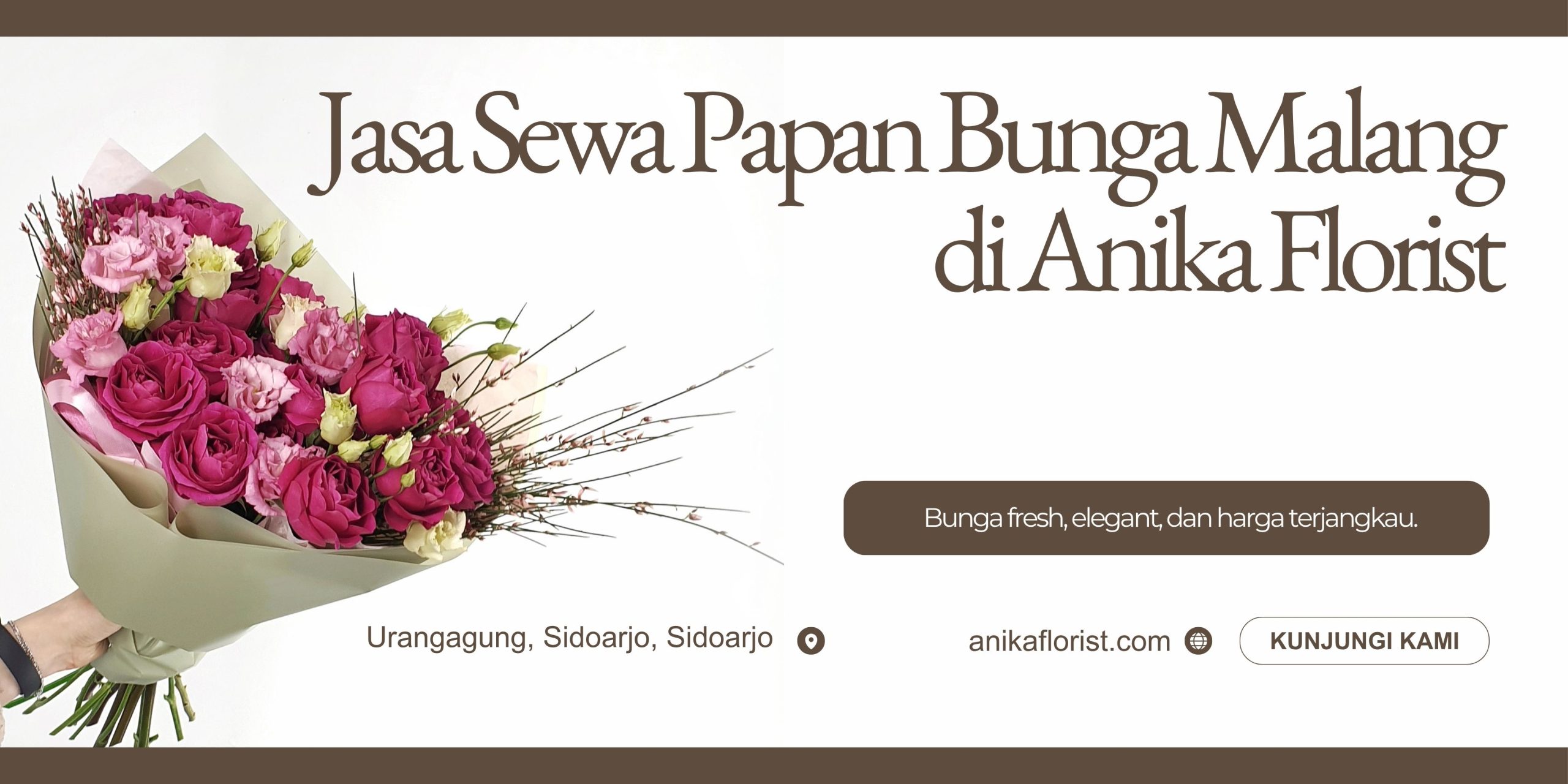 Jasa Sewa Papan Bunga Malang di Anika Florist 2026